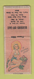 Matchbook Cover - Bluebird Liquor Fargo ND pinup WORN BOBTAIL