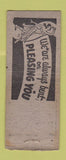 Matchbook Cover - Miller's Corner Richmond IL girlie back WEAR BOBTAIL