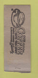 Matchbook Cover - Horseshoe Cafe Rothsay MN BOBTAIL