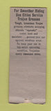 Matchbook Cover - Cities oil gas Wally's Moorhead MN WORN BOBTAIL