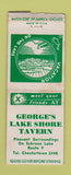 Matchbook Cover - George's Lake Shore Tavern Chestertown NY BOBTAIL