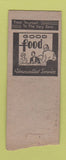 Matchbook Cover - Oriental Cafe Peoria IL Chinese BOBTAIL