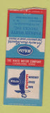 Matchbook Cover - White Trucks Parker White Rochester NY BOBTAIL