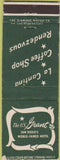 Matchbook Cover - US Grant San Diego CA