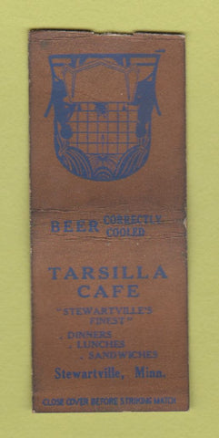 Matchbook Cover - Tarsilla Cafe Stewartville MN WEAR BOBTAIL