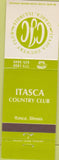 Matchbook Cover - Itasca Country Club IL