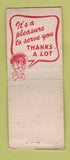 Matchbook Cover - Imperial oil gas Esso Canada WORN BOBTAIL