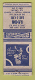 Matchbook Cover - Ramon Bar Cafe oil gas Vaughn Roswell NM girlie WORN BOBTAIL