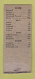 Matchbook Cover - Ramon Bar Cafe oil gas Vaughn Roswell NM girlie WORN BOBTAIL