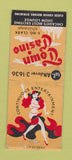 Matchbook Cover - Town Casino Chicago IL girlie WEAR BOBTAIL