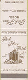 Matchbook Cover - Park Place Hotel Traverse City MI