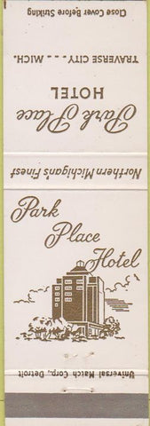 Matchbook Cover - Park Place Hotel Traverse City MI