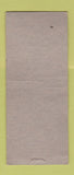 Matchbook Cover - City Cafe Taxi Glenwood City WI low phone # pinup BOBTAIL