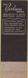 Matchbook Cover - Barlum Hotel Detroit MI