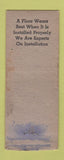 Matchbook Cover - Clawson Floors Lansing MI BOBTAIL