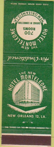 Matchbook Cover - Hotel Monteleone New Orleans LA