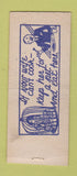 Matchbook Cover - Hap's Place Urbana OH pinup BOBTAIL