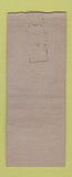 Matchbook Cover - Lewis and Clark Hotel Mandan ND WORN BOBTAIL