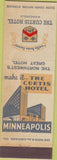 Matchbook Cover - Curtis Hotel Minneapolis MN
