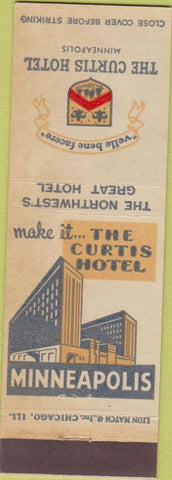 Matchbook Cover - Curtis Hotel Minneapolis MN