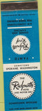 Matchbook Cover - Ridpath Hotel Spokane WA