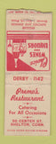 Matchbook Cover - Premo's Restaurant Shelton CT BOBTAIL