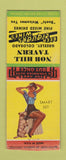 Matchbook Cover - Nob Hill Tavern Greeley Colorado pinup BOBTAIL