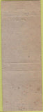 Matchbook Cover - Cirque Room Fairmont Hotel San Francisco CA WORN