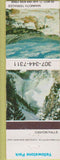 Matchbook Cover - Yellowstone Park Co WY
