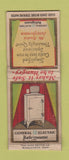 Matchbook Cover - General Electric Refrigerator WEAR BOBTAIL