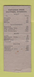 Matchbook Cover - Shawnee Supply Lunch Room WY BOBTAIL