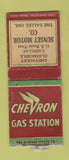 Matchbook Cover - Chevron Oldsmobile Chevrolet Cadillac The Dalles OR BOBTAIL