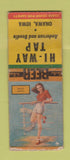Matchbook Cover - Hi Way Tap Onawa IA pinup girlie WEAR BOBTAIL