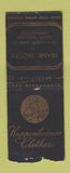Matchbook Cover - Kuppenheimer Men's Clothes South Norwalk CT  BOBTAIL