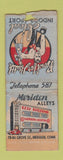 Matchbook Cover - Meriden Bowling Alleys CT WEAR BOBTAIL