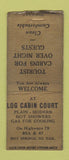 Matchbook Cover - Lob Cabin Court Hot Springs SD BOBTAIL