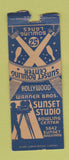 Matchbook Cover - Sunset Studio Bowling Hollywood CA BOBTAIL