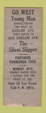 Matchbook Cover - Silver Slipper Chicago? WORN BOBTAIL