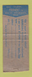 Matchbook Cover - Work At Home Postcards Watertown MA BOBTAIL