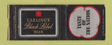 Matchbook Cover - Carling's Black Label Beer BOBTAIL