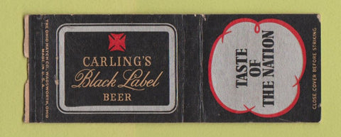 Matchbook Cover - Carling's Black Label Beer BOBTAIL
