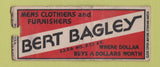 Matchbook Cover - Bert Bagley Clothes BOBTAIL