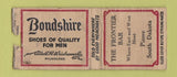 Matchbook Cover - Bondshire Men's Shoes Pierre SD WORN BOBTAIL
