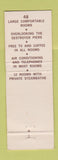 Matchbook Cover - Harbor Base Motel Newport RI