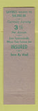 Matchbook Cover - Security Federal Savings Nashville TN Gallatin