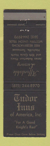 Matchbook Cover - Tudor Inns Nashville TN