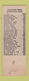 Matchbook Cover - Park Motel Manchester TN