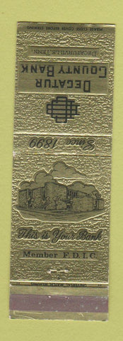 Matchbook Cover - Decatur County Bank Decaturville TN
