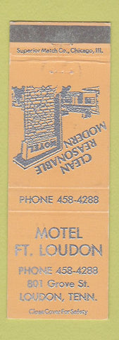 Matchbook Cover - Motel Fort Loudon TN
