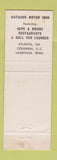 Matchbook Cover - Matador Motor Inn Nashville TN